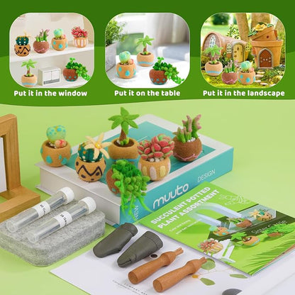 Yizzvb Needle Felting Kit, Felting Kit, Needle Felting Tools Including Wool - Image 7