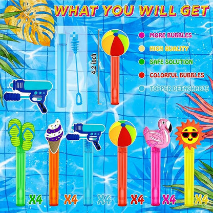 Pool Party Favors, Beach Bubble Wand - Image 3