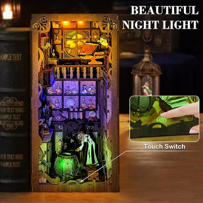 Book Nook Kits for Adults, Miniature House Dollhouse Kit for Teens, DIY Crafts - Image 2