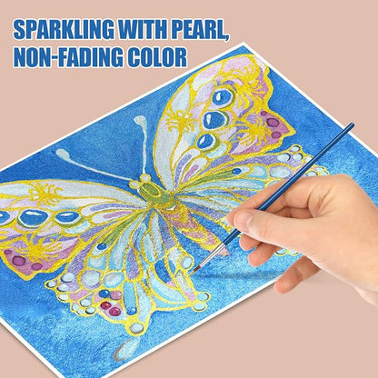 Mini Forestry Shifting Watercolor Painting Set, 20 Color Shifting Watercolor - Image 4