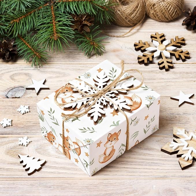 WRAPLULU Fox Wrapping Paper - Image 3