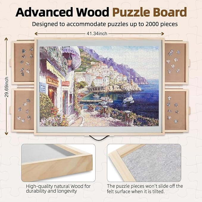 ALL4JIG 2000 Pieces Rotating Puzzle Board - Image 2