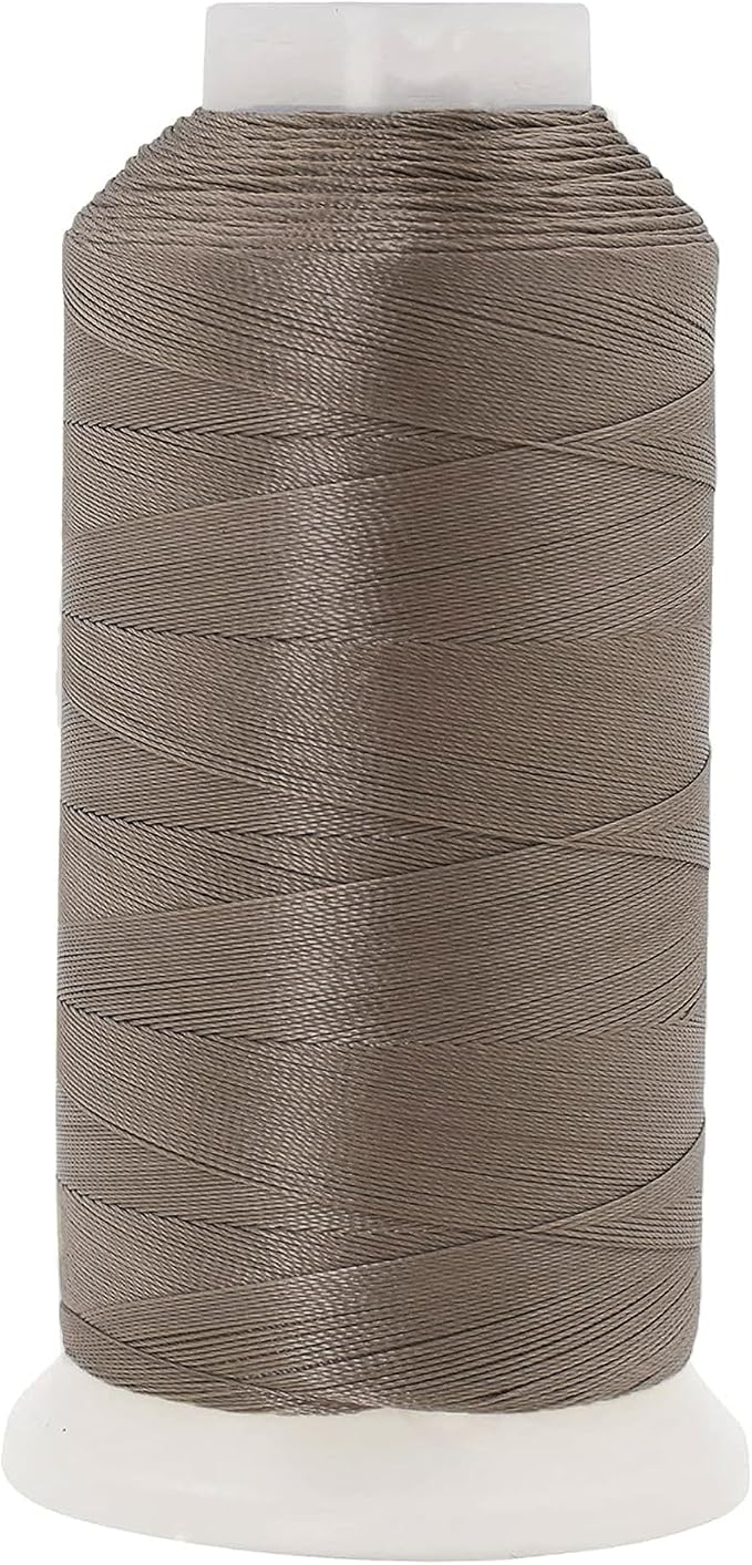 Mandala Crafts Taupe Heavy Duty Thread -1500 Yds Tex 90 Thread by MandalaCrafts