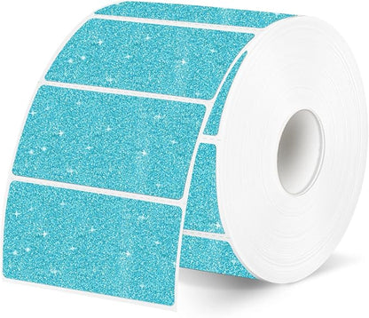 2"x1" Holographic Thermal Labels Stickers, Glitter Direct Thermal Printer Labels by Unknown
