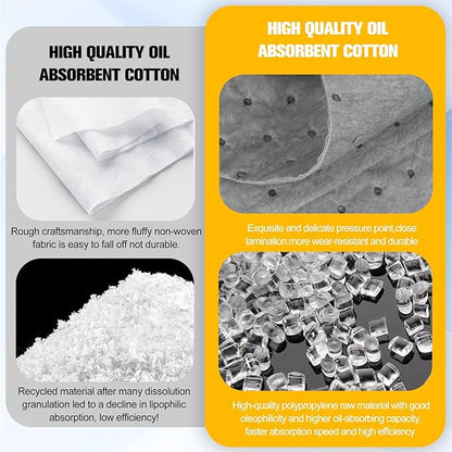 30PC Oil Absorbent Pads | 13"X10" Meltblown Polypropylene Mats, Hand-Tear Lines - Image 6