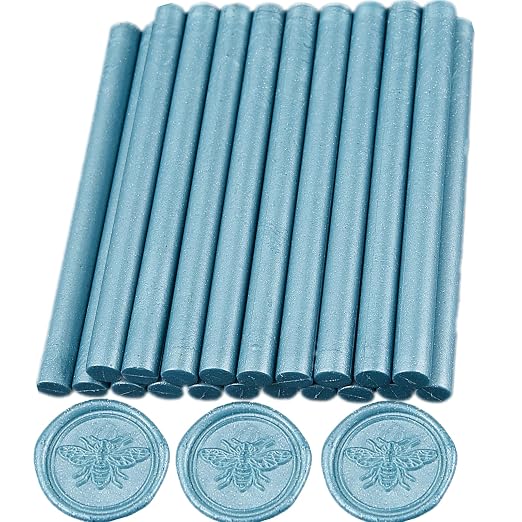 Wax Seal Sticks Blue, ONWINPOR 20pcs Glue Gun Wax Sealing Sticks - Image 2