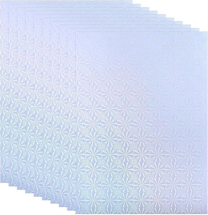 PATIKIL 11.7x8.3" Holographic Sticker Paper, 10Sheets A4 Polypropylene by PATIKIL