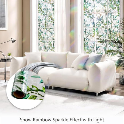LEMON CLOUD Window Privacy Film, Stained Glass Window Film, Decorative Rainbow - Image 5