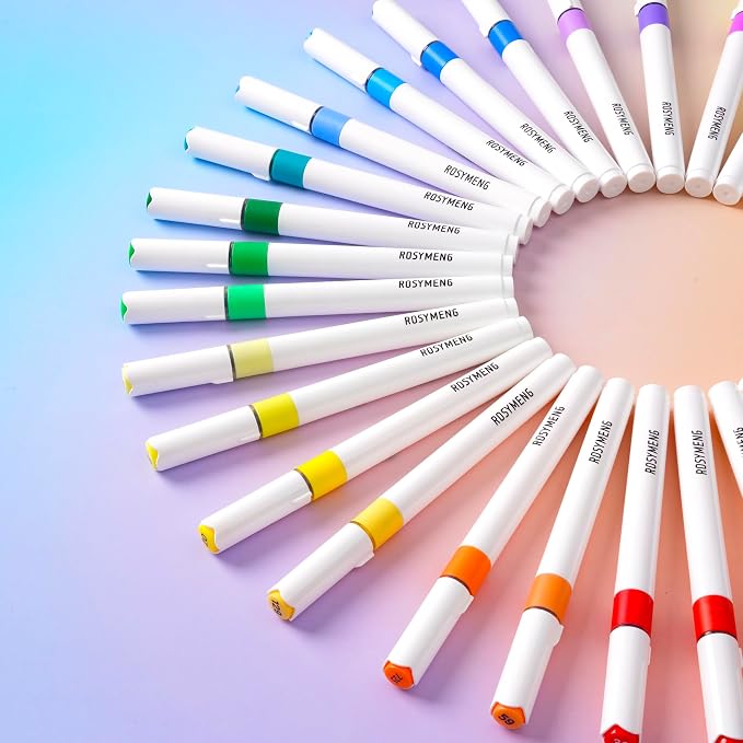 ROSYMENG 9 Color Acrylic Paint Pens, Quick-Drying Waterproof Acrylic Paint - Image 8