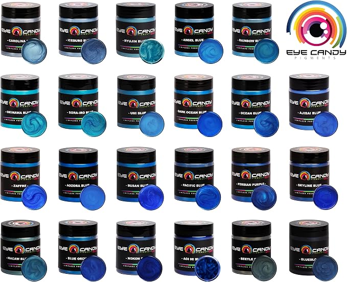 Eye Candy Pigments Premium Blue Mica Powder - Image 8