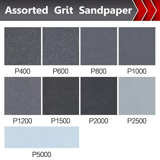 25 Pcs Wet Sandpaper, Sand Paper Assortment - Image 2