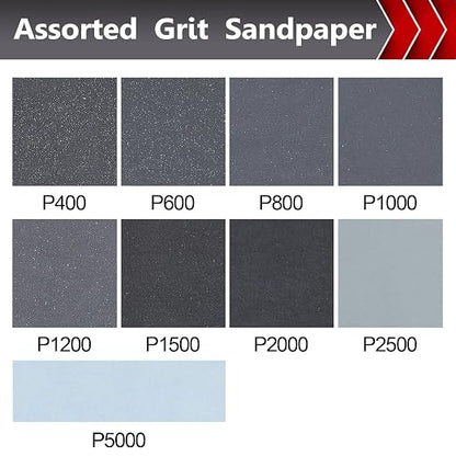25 Pcs Wet Sandpaper, Sand Paper Assortment - Image 2