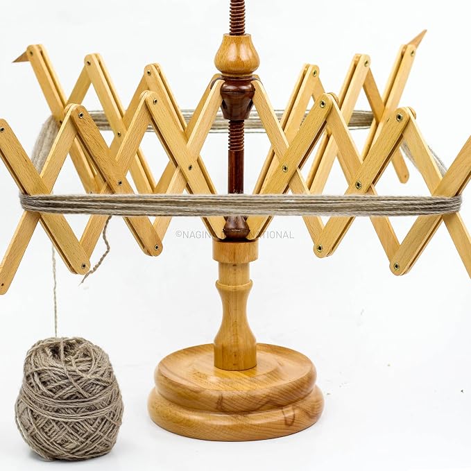 Wooden Handcrafted Heavy Duty Wooden Yarn Ball Winder - Image 7