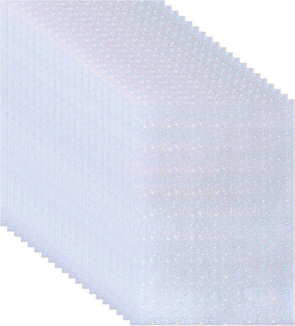 PATIKIL 11.7x8.3" Holographic Sticker Paper, 20Sheets A4 Polypropylene by PATIKIL