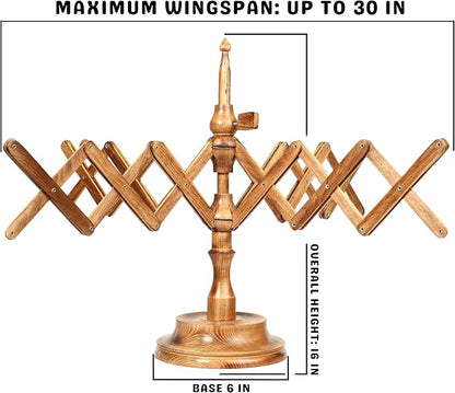 Handmade Wooden Yarn Ball Winder & Table Top Swift - Image 4