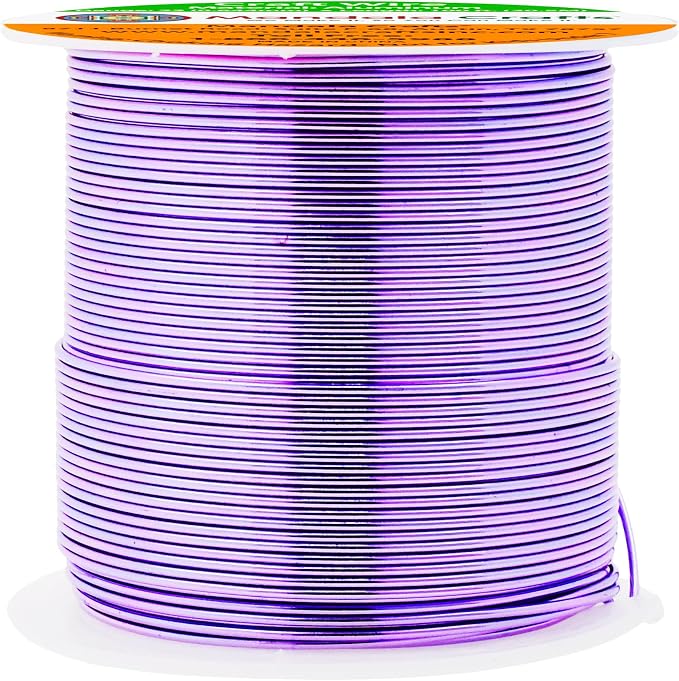 Mandala Crafts 22 Gauge Anodized Aluminum Craft Wire by MandalaCrafts