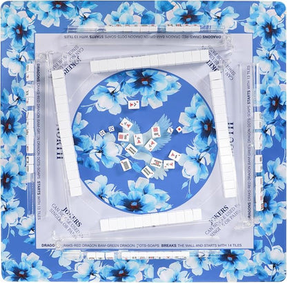Mahjong Mat for Table 31.5x31.5Inch, Noise-Reducing American Mahjong Mat - Image 3