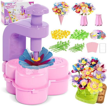 Fabric Flower Bouquets Toys – Mess-Free Flower Crafts by Unknown
