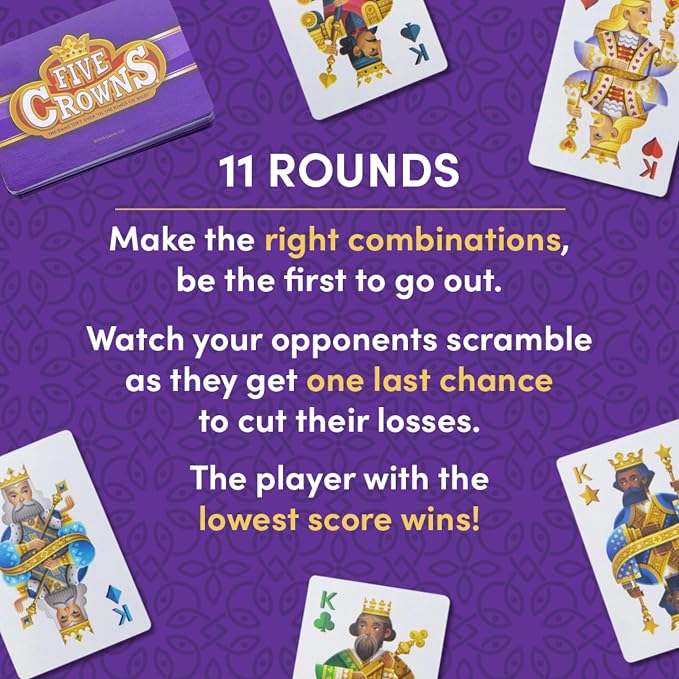 Five Crowns Scorepad – 130 Page Replacement Score Sheet, Card Game Score Card - Image 4