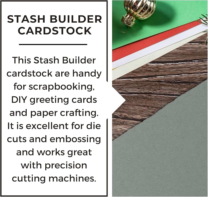 PA Paper Accents Stash Builder Cardstock 8.5" x 11" Storm Blue, 65lb colored - Image 3