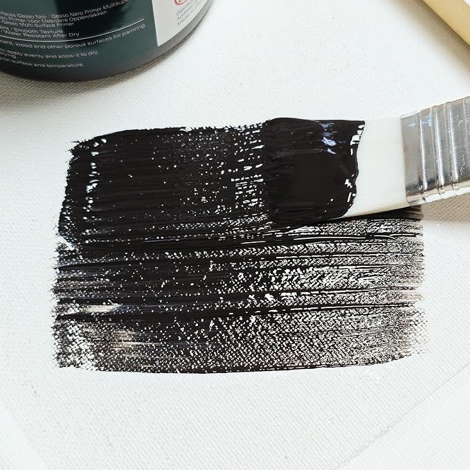 Artecho Black Gesso 16.9oz / 500ml, Gesso Primer - Image 3