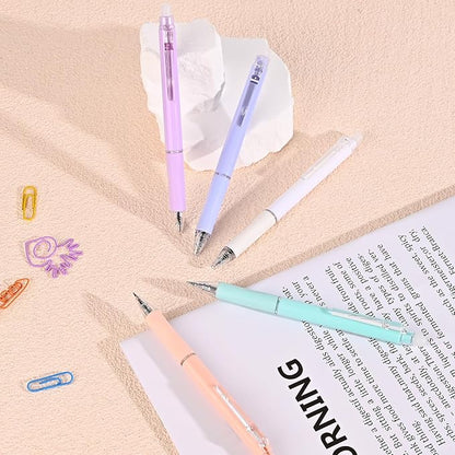 Temiary 10 Pcs Retractable Erasable Gel Pens, Fine Point 0.5 mm, Make Mistakes - Image 8