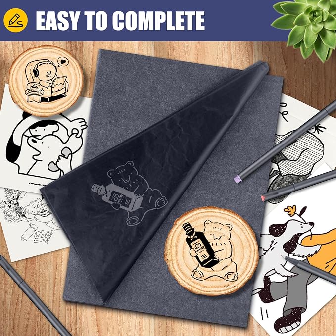 Carbon Paper for Tracing Transfer-Paper Pad, A4 8.3 X 11.8 Inch - Image 4