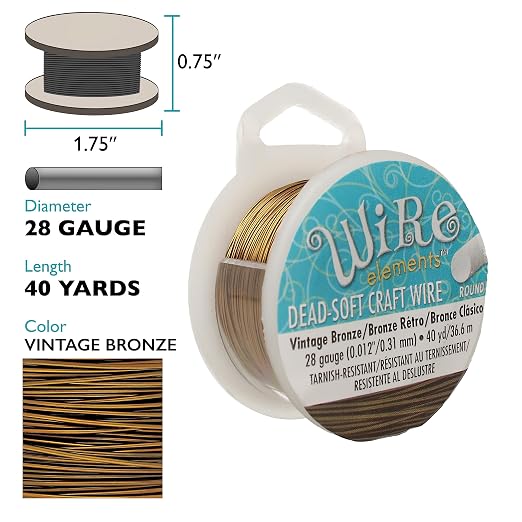 The Beadsmith Wire Elements Craft Wire – Tarnish Resistant, Soft Temper - Image 2