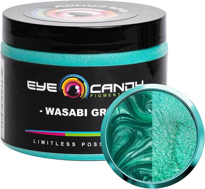 Eye Candy Pigments Premium Green Mica Powder by EyeCandyPigments