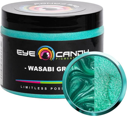 Eye Candy Pigments Premium Green Mica Powder by EyeCandyPigments