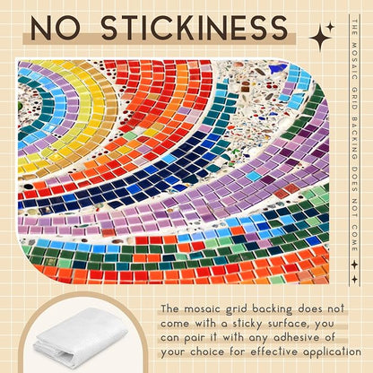 36" X 76" Mosaic Mesh for Back Mounted Tile Fiberglass Mosaic Mesh Backing - Image 5