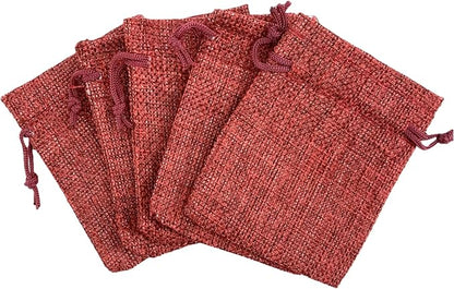 Palmhomee Pack Of 25 Burlap Gift Bags - Image 2