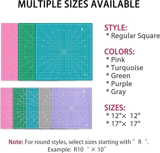 Headley Tools 12"x12" Rotating Cutting Mat, Self Healing Mat - Image 2