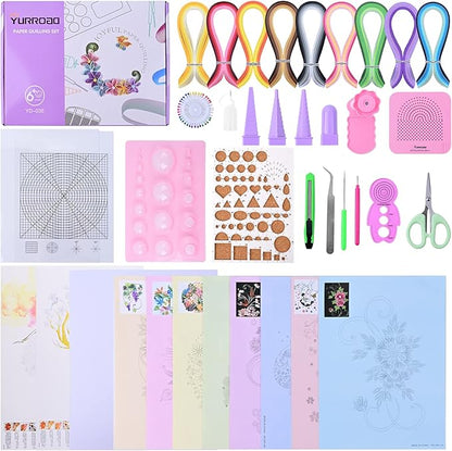 YURROAD Quilling Paper Set by YURROAD