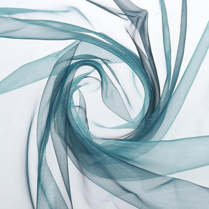 MECCANIXITY Iridescent Sheer Organza Fabric, 2 Yards x 59 Inches Solid by MECCANIXITY