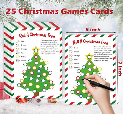Roll A Christmas Tree Dice Game, Christmas Games - Image 2