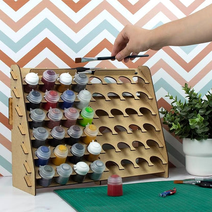 Paint Rack for model paints. Hobby craft Citadel compatible wall paint rack - Image 8