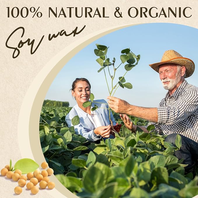 Soy Wax for Candle Making, Waxcanpy Organic Candle Wax, Natural Soy Wax for - Image 2