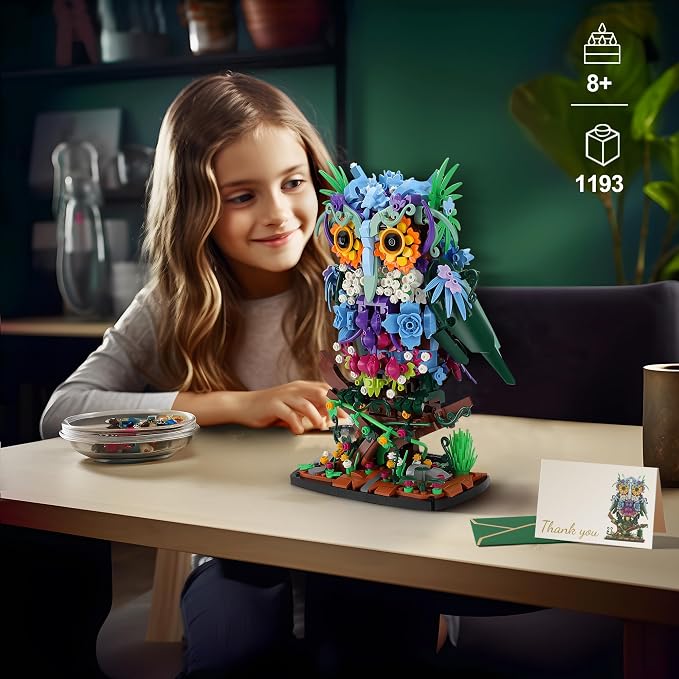 JOJO&Peach Floral Owl Toy Building Sets - Image 6