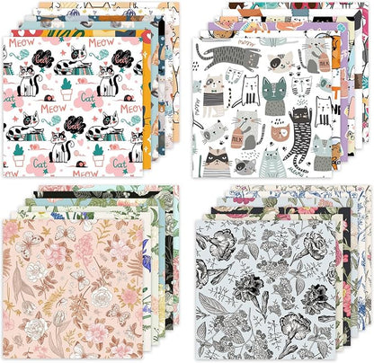 48 Sheets 24 Designs Scrapbook Paper Pad, Scrapbooking DIY Decorative - Image 5