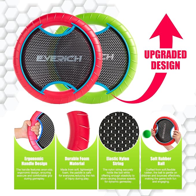 EVERICH TOY Trampoline Paddle Ball Set - Image 3