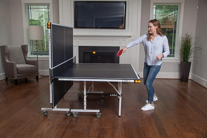 JOOLA Rally TL Professional MDF Indoor Ping Pong Table w/Quick Clamp Table - Image 8