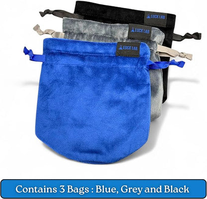 Luck Lab Velvet Drawstring Dice Bag - Image 5