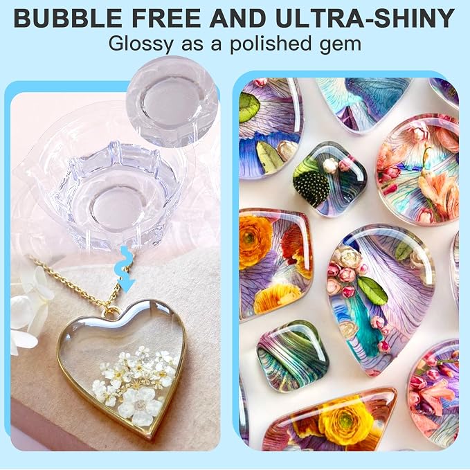 JDiction 1000g UV Resin, Ultra Clear Advanced Resins Solar Cure Hard UV Resin - Image 4