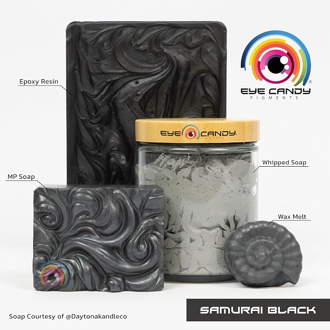 Eye Candy Pigments Premium Black Mica Powder - Image 3