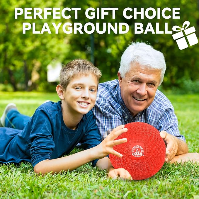 8.5 Inch Kickball Set, Dodgeballs 6 Pack, 12 Pack, Playground Balls - Image 7