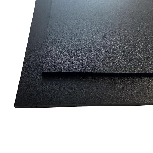 2 Pack Black Plastic Sheet 12x12x0.12 in Flexible High Tensile Plastic Sheets - Image 4