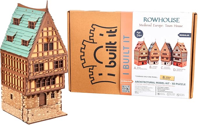 Amber Rowhouse DIY Wooden Building Kit - Image 4
