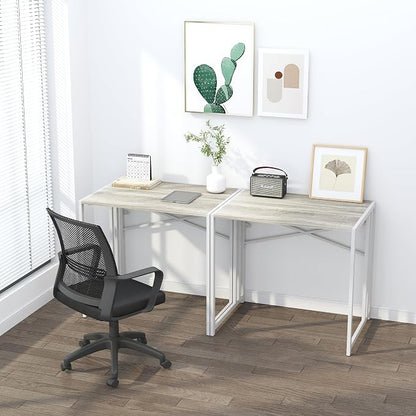 Small Folding Desk 32 inch, No Assembly Required Small Office Desk, Writing - Image 6