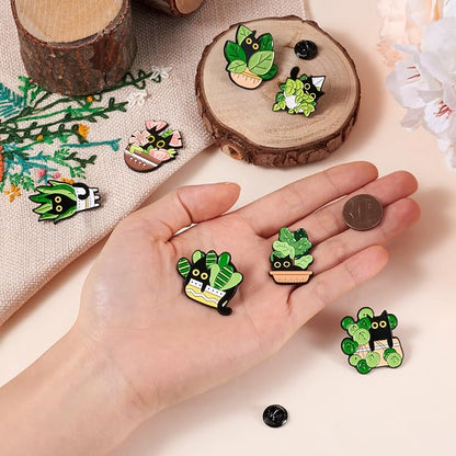 Mixed Enamel Pins for Backpacks, Beadthoven Cute Enamel Brooch Pins Set - Image 5
